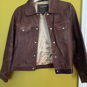 Oakwood Brown Leather Jacket